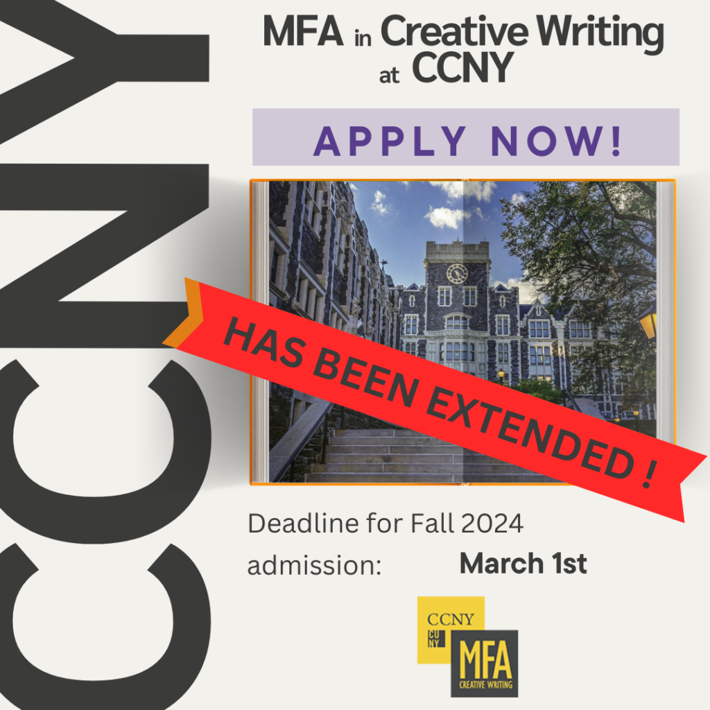 brooklyn college mfa creative writing deadline